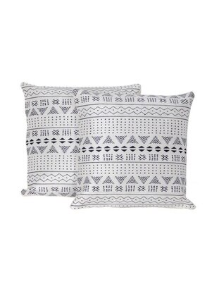 White - Throw Pillow Covers - Dowry World