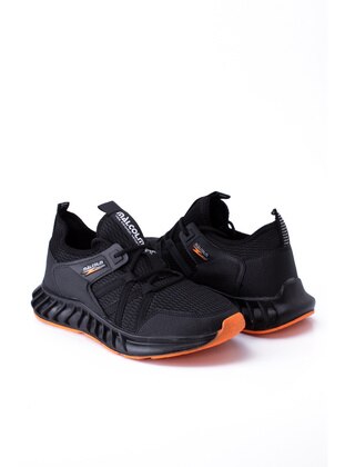 Black Orange Men's Sneaker Ez1562