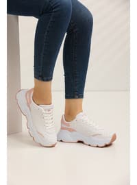 White Powder Women's Sneaker 0146