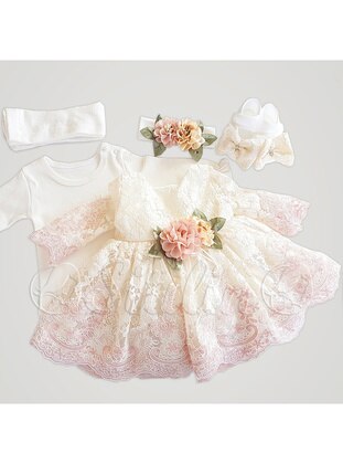 Baby Girl's Mourning Dress Wedding Dress French Lace Set 10020