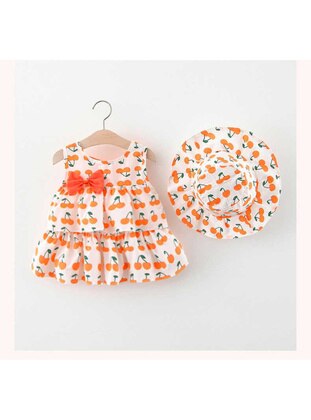 Orange - Baby Dress - Little Honey Bunnies