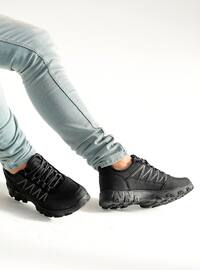 Sport - Black - Faux Leather - Men Shoes
