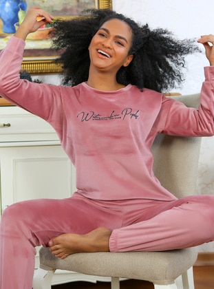 Velvet Pajama Set Mink