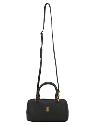 أسود - حقيبة بحمالة طويلة - حقيبة يد وكتف - الكتف‎ حقائب - Pierre Cardin