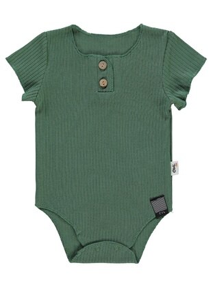 Civil Khaki Baby Bodysuits