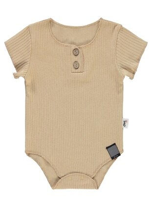 Civil Brown Baby Bodysuits