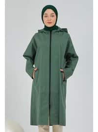  Green Trench Coat