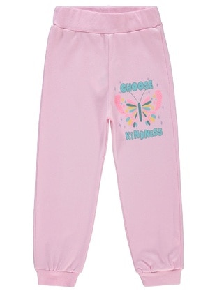 Civil Pink Girls` Sweatpants