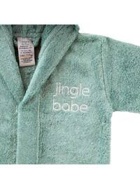  Green Almond Child Towel & Bathrobe