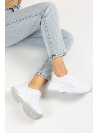 White Women's Sneaker 0140