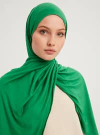 Mercerized Combed Cotton Shawl Bitter Green