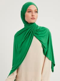 Mercerized Combed Cotton Shawl Bitter Green