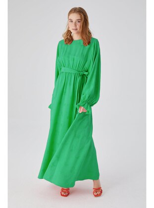 MANUKA Green Modest Dress
