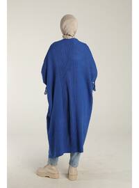  Blue Knit Cardigan