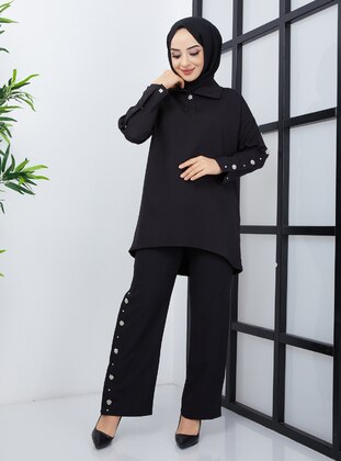 Therarebell Black Suit