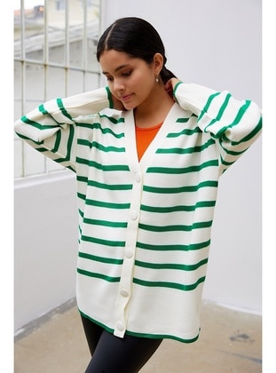 InStyle Green Knit Cardigan