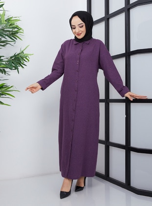 SAHRA AFRA Purple Modest Dress