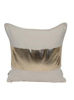Gold - Throw Pillow Covers - Ayşe Türban Tasarım Home