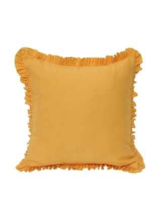 Yellow - Throw Pillow Covers - Ayşe Türban Tasarım Home