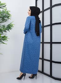 فستان أزرق SAHRA AFRA
