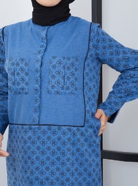 فستان أزرق SAHRA AFRA