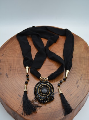 Stoneage Black Necklace
