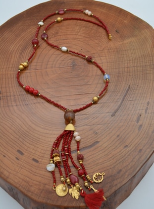 Stoneage Red Necklace