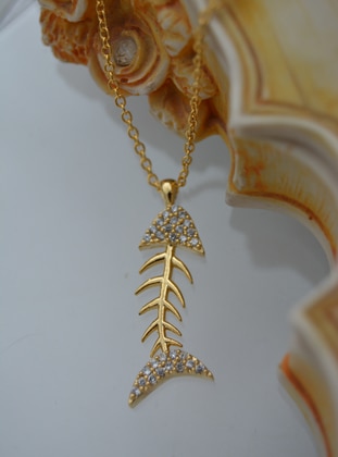 Stoneage Gold Necklace
