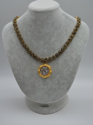 Stoneage Gold Necklace