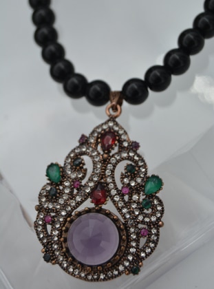 Stoneage Purple Necklace