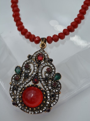Stoneage Red Necklace