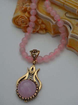 Stoneage Pink Necklace