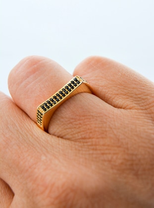 Stoneage Gold Ring