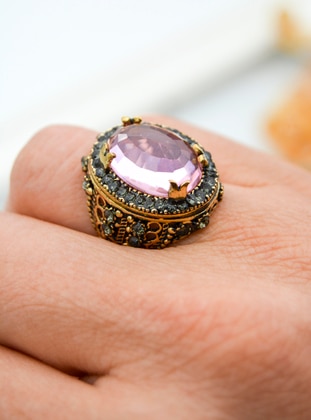 Stoneage Pink Ring