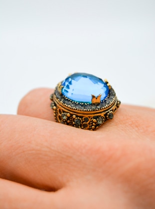 Stoneage Blue Ring