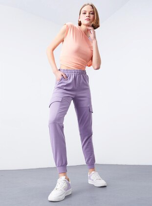 Tommy Life Lilac Tracksuit Bottom