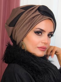 Instant Hijab Mink Black Instant Scarf