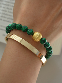 Bracelet en Pierre Naturelle Vert