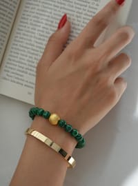 Bracelet en Pierre Naturelle Vert