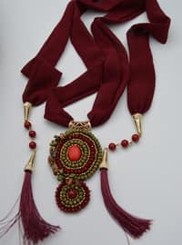  Maroon Necklace