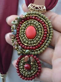  Maroon Necklace