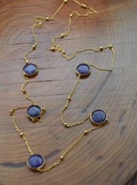 Purple Jade Stone Limited Edition Necklace Purple