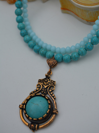 Collier Pierre Turquoise