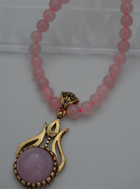 Collier Quartz Design Spécial Rose