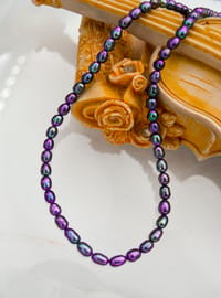 Collier de Perles Noir