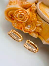 Jewelry Hoop Earrings Gold Color