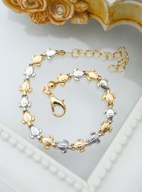 Schildkröten Armband Silber