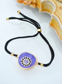 Adjustable Enamel Bracelet Black