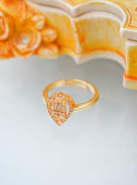 Jeweler'S Work Zircon Ring - Gold