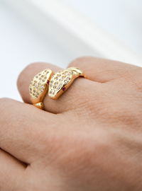 Gold Snake Ring Golden Color